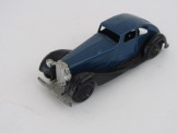 Dinky Toys 36d Rover.  Blue with black wings and hubs.