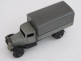 Dinky Toys 25b Covered Wagon.  Grey.