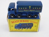Matchbox Series 1-100 No 10 Sugar Container.  Blue with BPW, Boxed.