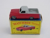 Matchbox Series 1-100 No 50 Commer Pick Up Mk VIII.  Red and grey with SPW, Boxed.