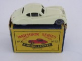 Matchbox Series 1-100 No 32 Jaguar XK 140.  Off white with GPW, Boxed.