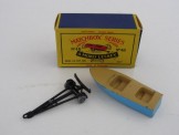 Matchbox Series 1-100 No 48 Meteor Sports Boat.  GPW, Boxed.