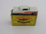 Matchbox Series 1-100 No 75 Thunderbird.  Blue base SPW, Boxed.