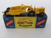 Matchbox Major Pack No 1 Caterpillar Earthmover, Boxed.