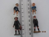 4 x Britains or similar child figures