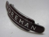 Foremans Cap Badge