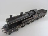 Rare Bing Gauge One Live Steam LNWR 4-6-0 Locomotive and Tender "Sir Guilbert Claughton"