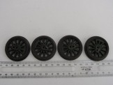 Set of 4 Early Gauge 0 Locomotive Driving Wheels