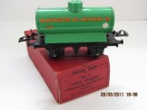 Post War Hornby Gauge 0 ''Manchester Oil Refinery Ltd'' No 1 Tank Wagon, Boxed