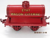 Early French Hornby Gauge 0 Etat Wagon-Citerne