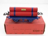 Hornby Gauge 0 Blue and Red Gas Cylinder Wagon, Boxed