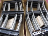 2 x 6 Hornby Gauge 0 DC2 Double Clockwork Curved Rails, Boxed