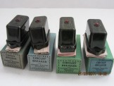4 Hornby Gauge 0 Electric Circuit Breakers.  All boxed with instruction