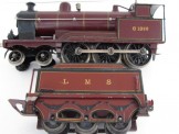 Very Rare Marklin Gauge 0 Clockwork LMS Maroon 4-6-0 ''Experiment'' Locomotive and Tender