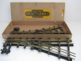 Bassett-Lowke Gauge 0 Pair of All Brass LH and RH Electric Points, Boxed
