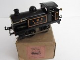 Very Early Hornby Gauge 0 Clockwork LMS Black No 1 Tank Loco, Boxed