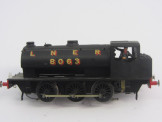 Commercially  Built Gauge 0 12vDC 3-rail Electric LNER 0-6-0 Saddle Tank Locomotive 8063