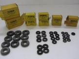 Assortment of Dinky Vehicle Tyres with Various Boxes