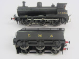 Commercially  Built Gauge 0 12vDC 3-rail Electric LMS (Ex FR)  0-6-0 3FLocomotive and Tender 12494