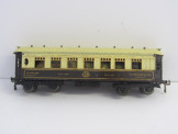 Scarce Early Serie Hornby Gauge 0 No2 Special Fleche D'Or (Golden Arrow) Bogie Coach