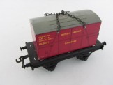 Bassett-Lowke Post War Gauge 0 Wagon Chassis fitted with furniture container load
