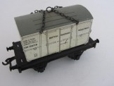 Bassett-Lowke Post War Gauge 0 Wagon Chassis fitted with refrigerated container load