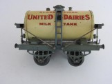 Early Hornby Gauge 0 ''United Dairies'' Tank Wagon
