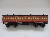 Leeds Gauge 0 Wood and Paper Litho North Eastern Railway First Third Bogie