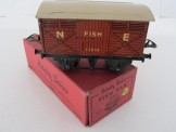 Hornby Gauge 0 No 0 Brown NE Fish Van, Boxed