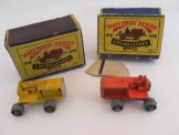 2 Matchbox Series No 8 Caterpillar Tractors, Boxed