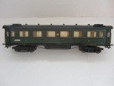 Marklin GaugeOne 53cm Green First/Second Passenger Bogie Car without interior fitting.