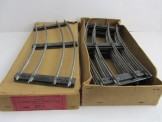 6 Hornby Gauge 0 Double Clockwork Curved Rails, Boxed