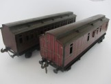 Pair of Carette Gauge One Midland Clerestory Roof Bogie Coaches