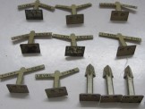 Hornby Gauge 0 complete set of 12 mile and gradient posts