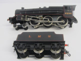 Scarce Prewar Bassett-Lowke Gauge 0 12v DC LMS 4-6-0 Black 5 Locomotive and Tender