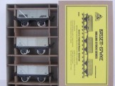 Modern Bassett-Lowke Gauge 0 Set of 3 BR Coal Wagon, Boxed