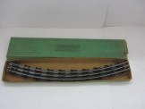 Hornby Gauge 0 5 x Solid Steel Curved Rails, Boxed