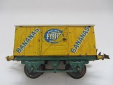 Rare Hornby Gauge 0 ''Fyffes Bananas'' Private Owner Van with opening doors