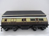 Bing for Bassett Lowke Gauge 0 LNWR Brake Third Bogie Coach, Boxed