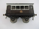 Very Early Hornby Gauge 0 Nut and Bolt Construction LNWR Passenger Coach