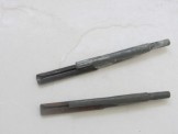 Pair of Rare Original Hornby Gauge 0 steel track to tinplate track connecting pieces