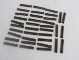 36 Original Hornby Gauge 0 steel track fish plates