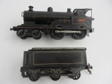 Very Rare Carette Gauge 0 Clockwork Tinprinted LNWR 4-4-0 "George The Fifth" Locomotive and Tender