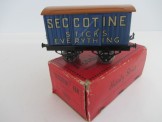 Early Hornby Gauge 0 "Seccotine"Private Owner Van Boxed