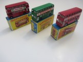 3 x Matchbox 1-75 Series Nos 5 and 74 x 2 Buses All Boxed