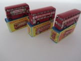 3 x Matchbox 1-75 Series Nos 5 and 74 x 2 Buses All Boxed