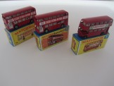 3 x Matchbox 1-75 Series Nos 5 and 74 x 2 Buses All Boxed