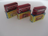 3 x Matchbox 1-75 Series Nos 5 and 74 x 2 Buses All Boxed