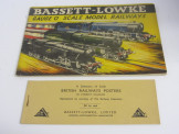 Bassett-Lowke Catalogue Jan 1952 together with British Railways Posters
