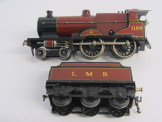 Bassett-Lowke Gauge 0 Clockwork First Series LMS 4-4-0 Compound Locomotive and Tender 1190